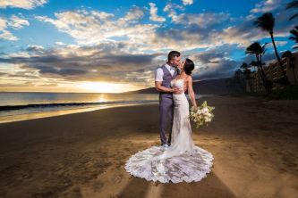 Incredible Modern Destination Wedding Kihei, Maui, Hawaii