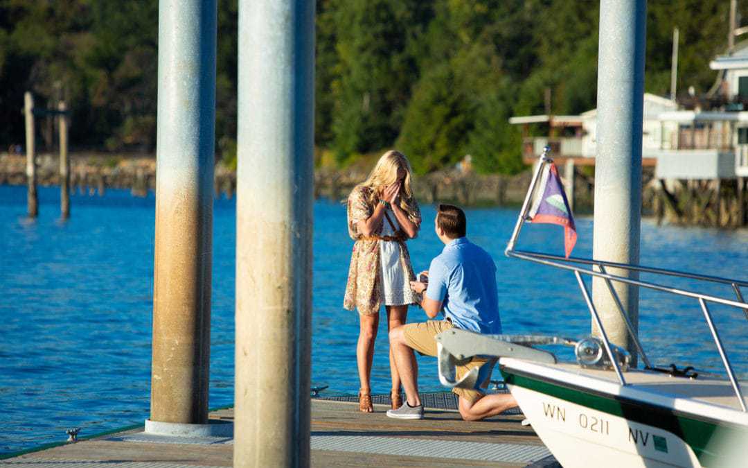 Waterfront Sunset Proposal Tacoma, WA