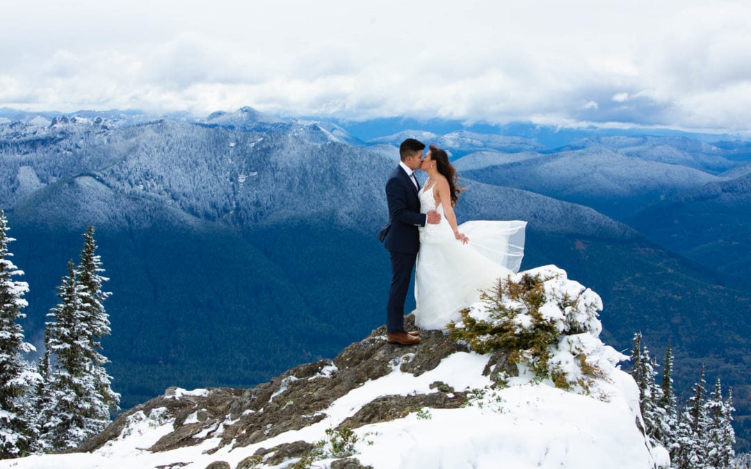 Trash the Dress Photoshoot | Kristie + Thomas | Mt. Beljica at Mount Rainier National Park