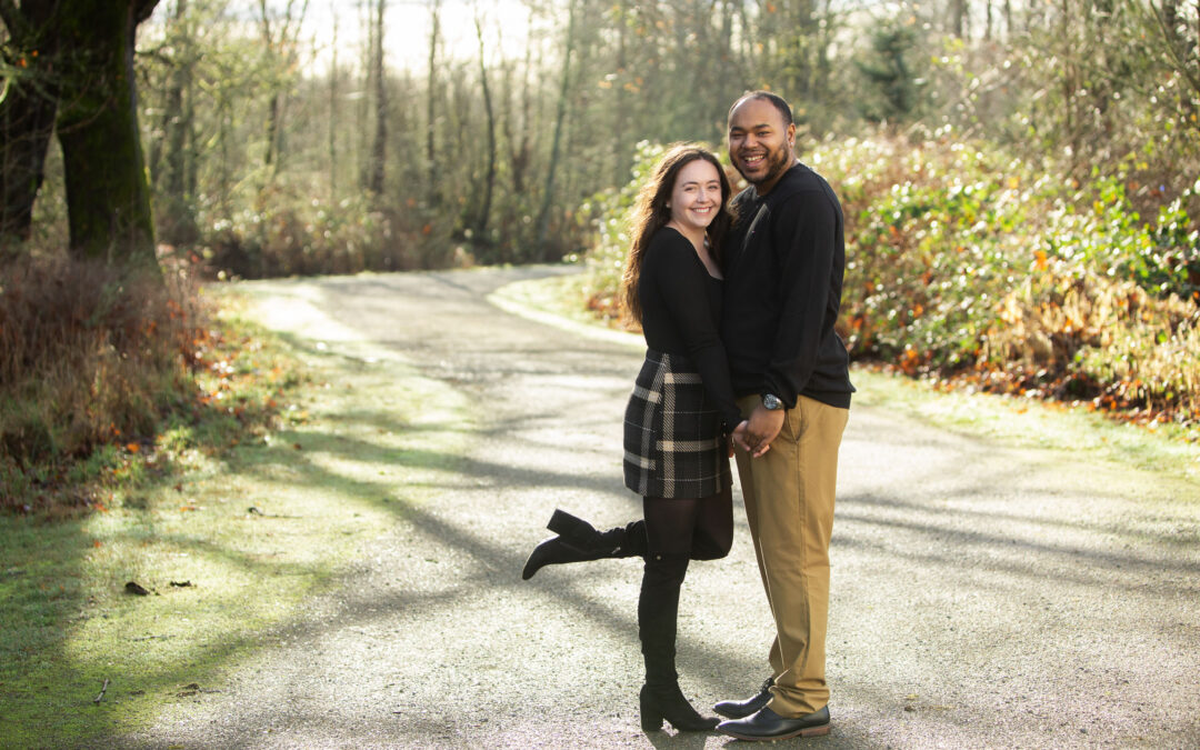 Dappled Sun Engagement | Rachel + Chandler | Tacoma, WA